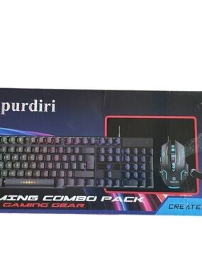 Brand New Snpurdiri ST-KM9 Gaming Combo Pack – 4-in-1 Gaming Gear